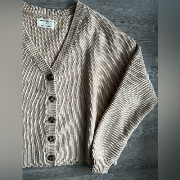 Jackson Rowe Sweaters - Jackson Rowe | Simona dolman cardi | size XS | colour sand